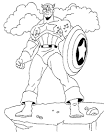 Marvel coloring page