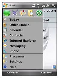 Image result for windows mobile 6.0 today screen