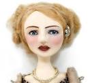 14″ polymer clay doll, painted wtih acrylics and matte vanish (dress made of ... - Christine_Alvarado_art_dolls_3