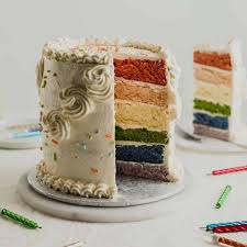 Image result for rainbow cake