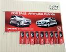HYBRID TEAR-OFF SHEET" Outdoor Advert for Saturn Hybrid Cars by ...