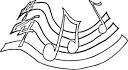 Music Note coloring page