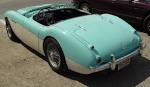 Austin-Healey 100-4 BN2 Roadster - Aqua &amp; Cream - Rear Angle
