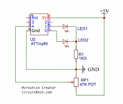Image result for fade led 555 circuit