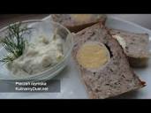 Pieczeń rzymska z mięsa mielonego z koperkiem i jajkiem - YouTube