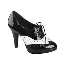 Black and White Oxford - Pumps - O'SHOES A'GACI - Polyvore