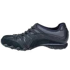 Skechers Womens Black 76355-BBK Slip Resistant Snapdragon Shoe