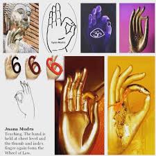 Image result for 666 hand gesture