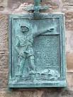 Plaque gifted by Polish soldiers to town of Elie. During WWII the Polish - via Daymix