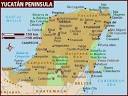 Map of Yucatán Peninsula