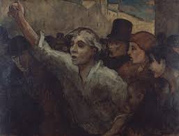 Image result for riot scene by honore-daumier