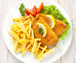 Image result for schnitzel mit pommes