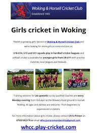 Image result for Woking and Horsell Cricket Club