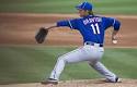 Yu DARVISH keeps his cool in two-inning, scoreless debut