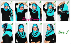 Tutorial Berhijab Modern Terbaru 2013: Cara Memakai Jilbab ...