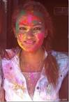 Jharana Thapa's Holi 2013 celebration
