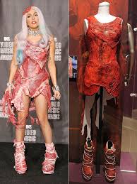 Image result for lady gaga meat dress