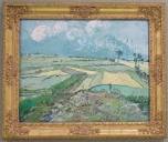 Wheat Fields after the Rain by Vincent van Gogh dated 1890 -