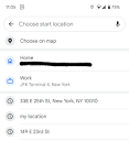 Google Maps not giving the shortcut for "my location" - Google ...