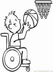 Athletes with Disabilities coloring page