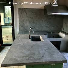 Concrete countertop