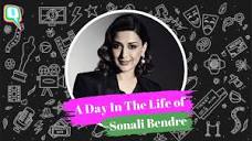 A Day in The Life of Sonali Bendre | Quint Neon - YouTube