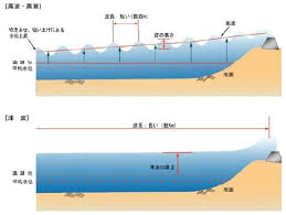 Image result for 高潮 津波 別物
