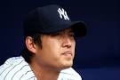 Pitcher Chien-Ming Wang #40 of