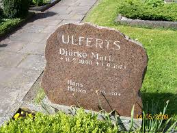 Grab von Djürke Martin Ulferts (11.02.1940-01.09.1973), Friedhof ...