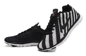 2015 NIKE FREE 5.0 TR FIT 3 PRT Stripe Running Shoes Women Black ...