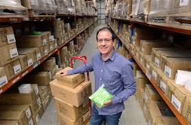 Tuapeka Gold Print director of operations Brad Houghton displays some of the company\u0026#39;s printed pens in its warehouse on the outskirts of Lawrence yesterday. - tuapeka_gold_print_director_of_operations_brad_hou_512ca2b91f