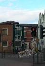 On the corner of the Law Centre is painted an apt quote from Martin Luther - via Daymix