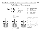 MCAT Physics Flashcard - The first law of thermodynamics. Internal ...