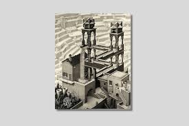 Image result for escher waterfall