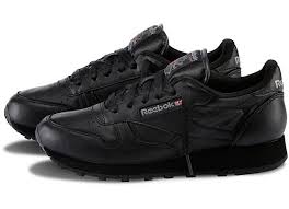 Reebok Women's Classic Leather Sneakers in all Black- Comfortable ...
