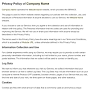 search Privacy policy page design from www.privacypolicytemplate.net