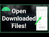 How To Download & Open Files On Android - YouTube