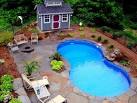 Design Layout Ideas for Pool Landscaping. Exterior Design Idea ...
