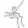 Mosquito coloring page