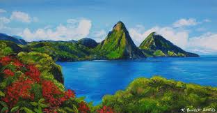 Image result for pitons lucia