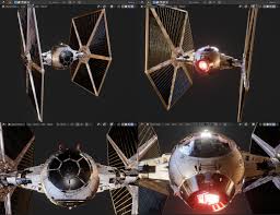 Image result for blender tie fighter