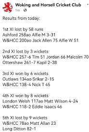 Image result for Woking and Horsell Cricket Club