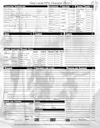 Image result for rpg character sheet