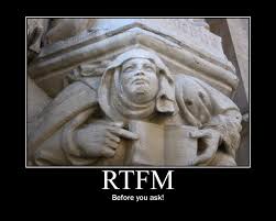 Image result for RTFM