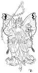 Fairy coloring page