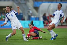 Mia Hamm and Konstantina Katsaiti - Olympic Football Preliminaries - Mia+Hamm+Konstantina+Katsaiti+Olympic+Football+dCCUEIBhuQ-l