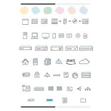 Image result for network diagram symbols