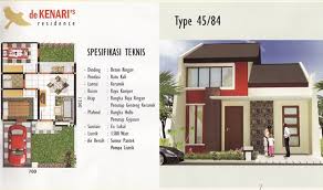 desain denah rumah minimalis type 45 2 (2)Desain Rumah Minimalis