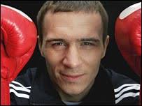 English boxer Neil Perkins. Perkins says boxing has helped him deal with family illness - _41450884_perkins203