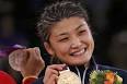 Japan's Kaori Icho poses with her medal at the podium of the Women's 63Kg ... - M_Id_307683_Kaori_Icho